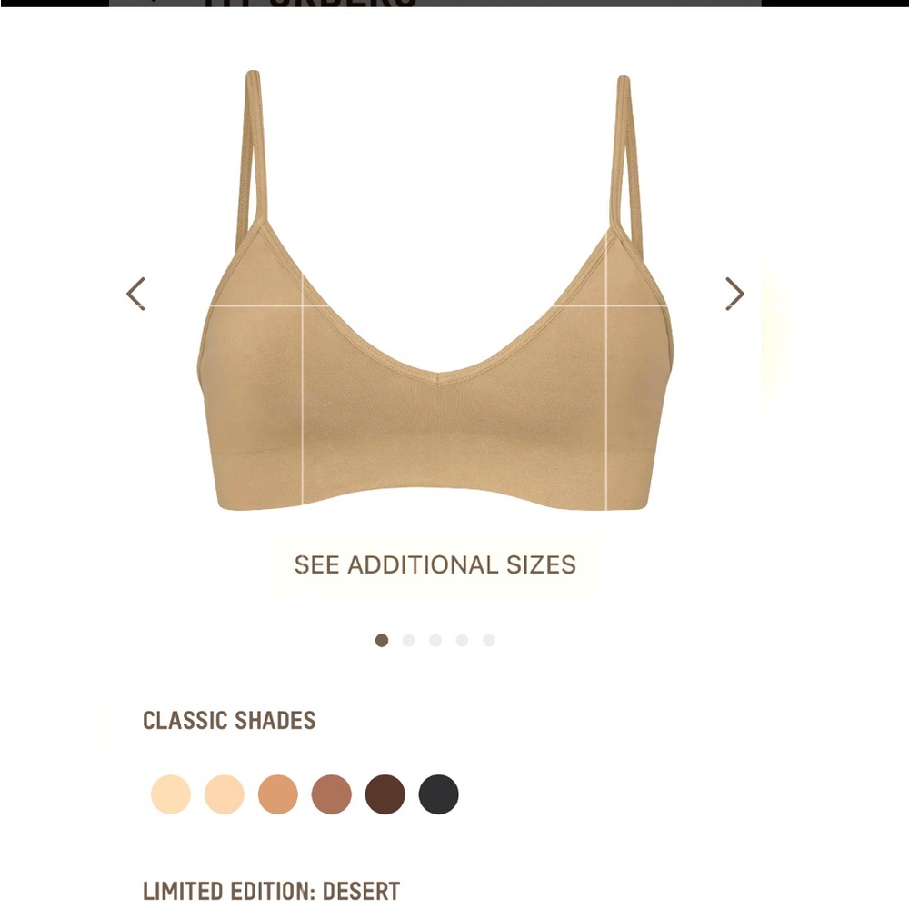 SKIMS: soft smoothing seamless bralette